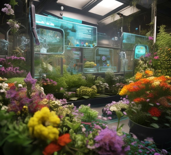 花艺科技助力，创意花园的未来