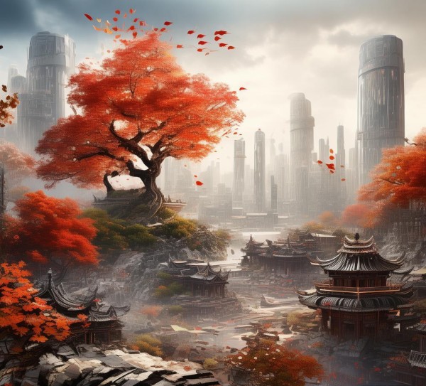 大明科技体系与汉家枫竹，文明交融的象征