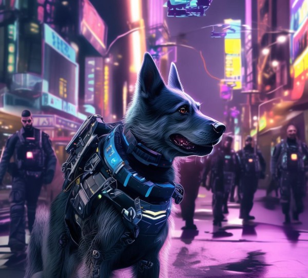 科技赋能警犬科技发展,开启新纪元。 科技赋能警犬科技发展,开启新纪元。