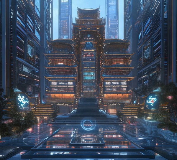 科技之都,土地庙中的未来