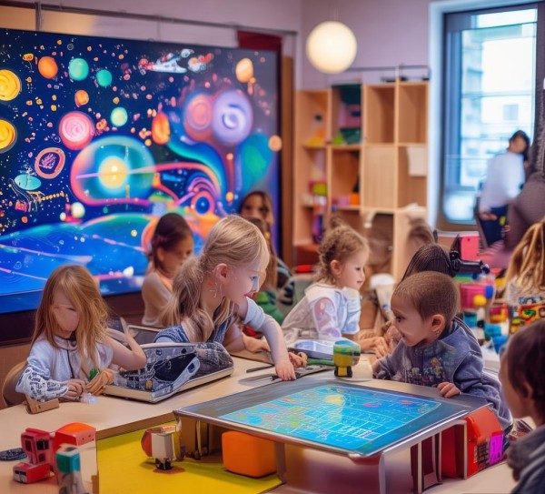 幼儿科技活动室教学方案,构建多元化的教育平台