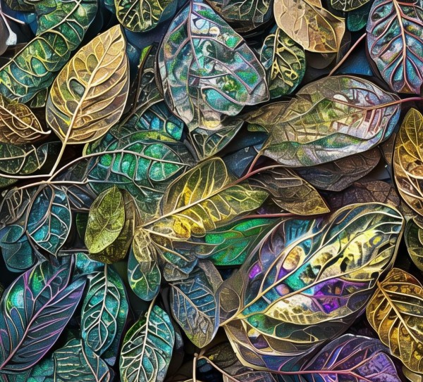 树叶贴画,科技与艺术的完美融合 树叶贴画,科技与艺术的完美融合